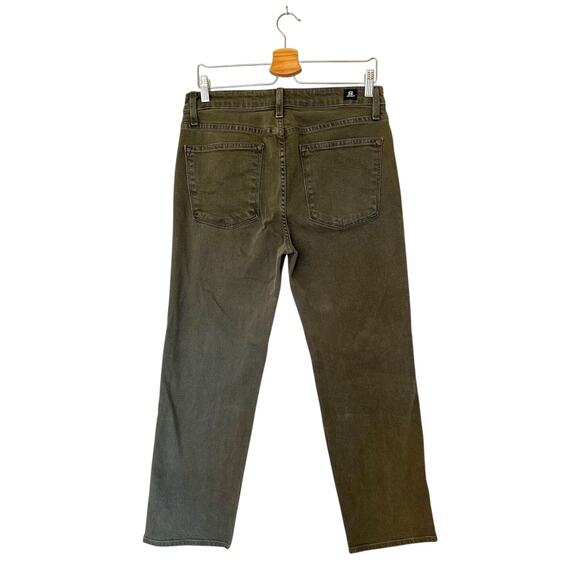 LTJ Letters to Juliet Siena High Rise Straight Olive Green Jean L.T.J. Size 30 - Picture 3 of 6